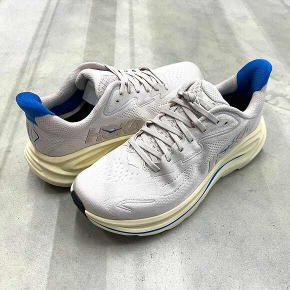 Hoka One One Clifton 10 Men's Running Stucco Virtual Blue 1162030/SCCV - New - Picture 1 of 6